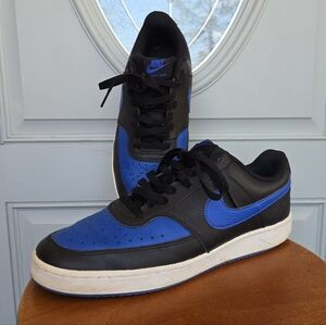 Nike Court Vision Low Black Game Royal